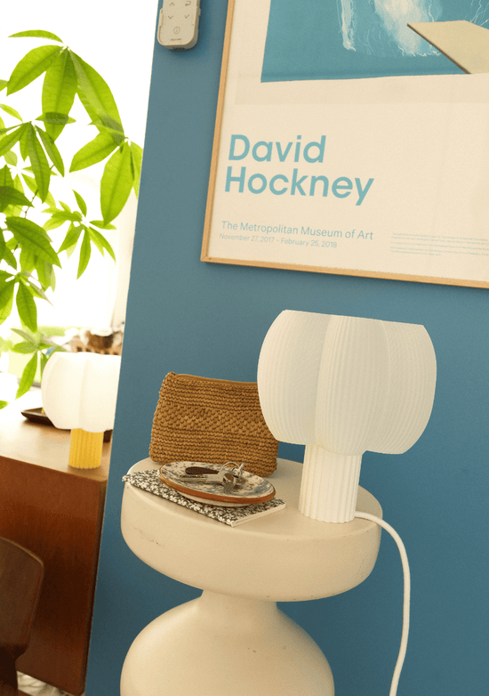 Lampe Fluffy Blanc Coton