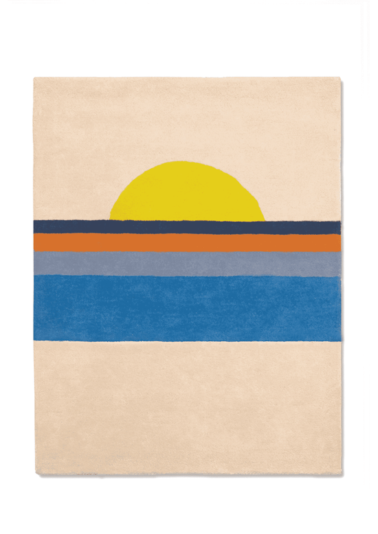 Tapis Sunset Bleu