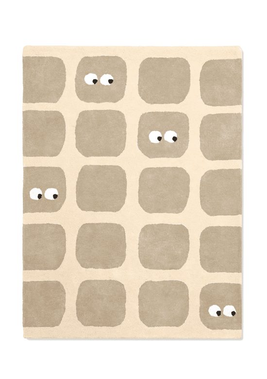 Tapis Bidules Beige