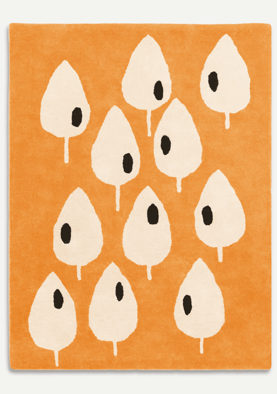 Tapis Forêt Abricot