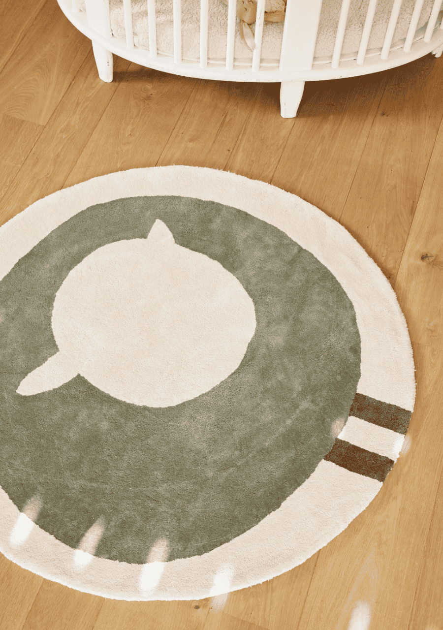 Tapis rond enfant