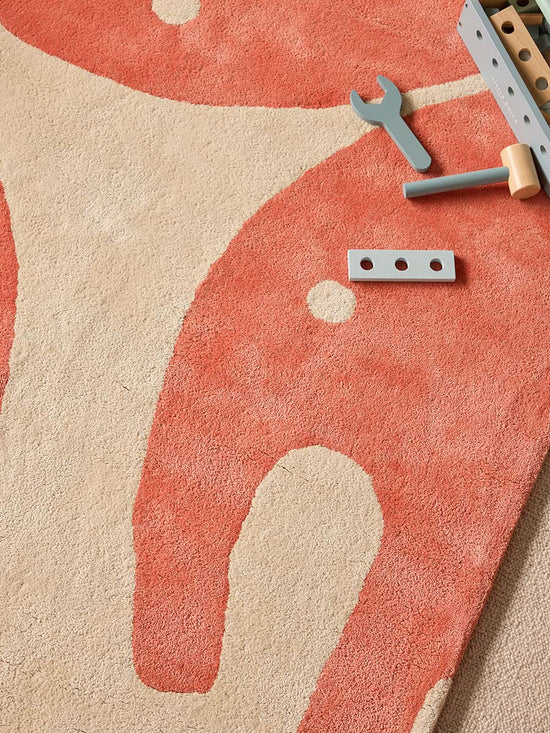 Tapis Éléphant Brique