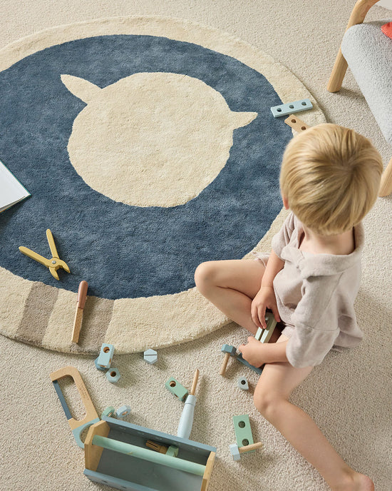 Tapis Mouton Marine