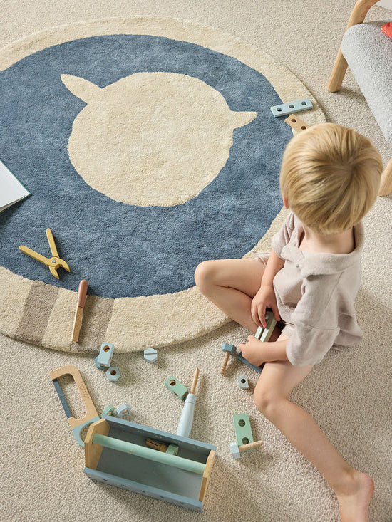 Tapis Mouton Marine