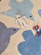 Tapis Oiseaux Bleu