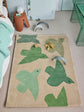 Tapis Oiseaux Vert
