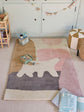 Tapis Ours Rose