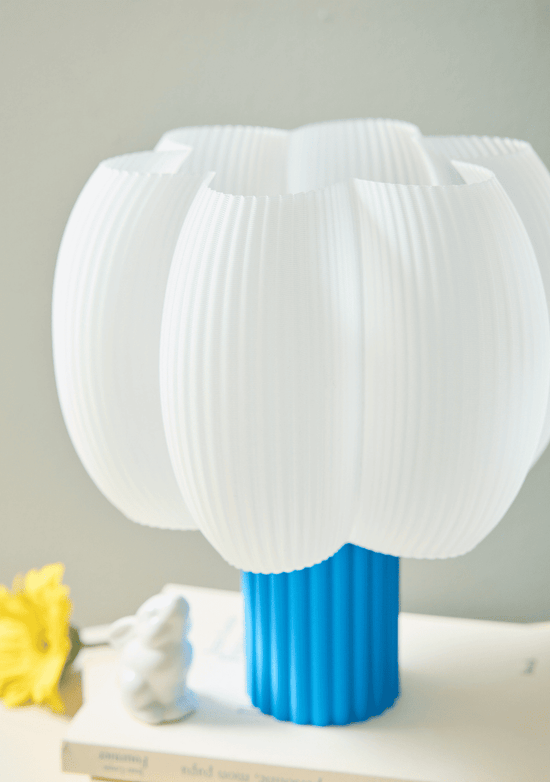 Lampe Fluffy Bleu Azur