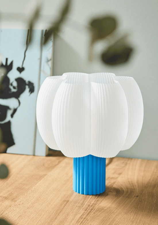Lampe Fluffy Bleu Azur