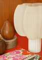 Lampe Fluffy Blanc Coton