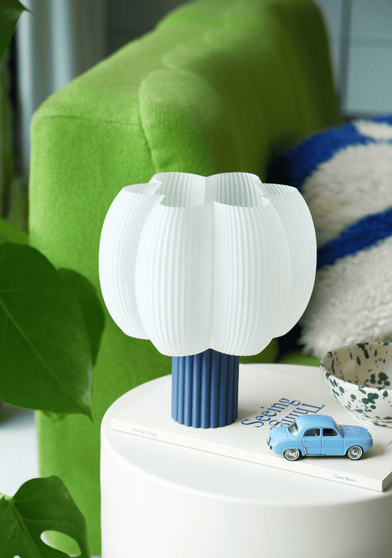 Lampe Fluffy Bleu Nuit