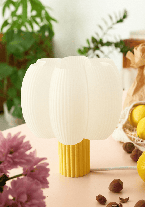 Lampe Fluffy Jaune Banane
