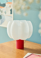 Lampe Fluffy Rouge Coquelicot