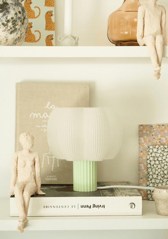 Lampe Fluffy Vert Pastel