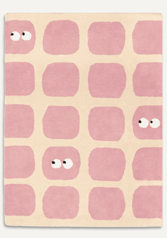 Tapis Bidules Rose