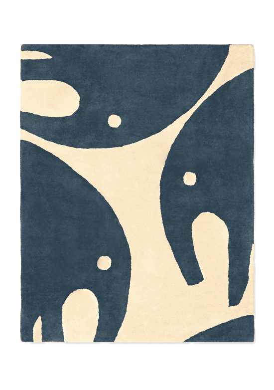 Tapis Éléphant Marine