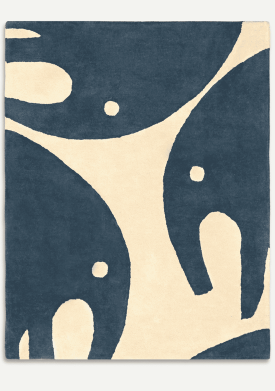 Tapis Éléphant Marine