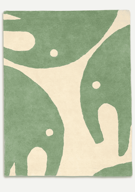 Tapis Éléphant Vert