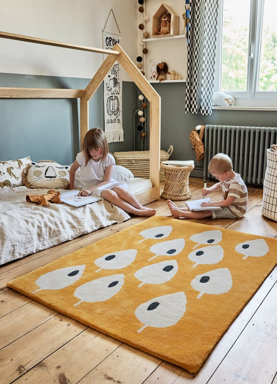Tapis Forêt Abricot