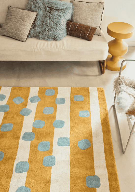 Tapis Végétal Ocre