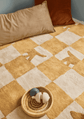 Tapis Walter Damier Ocre