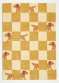 Tapis Walter Damier Ocre
