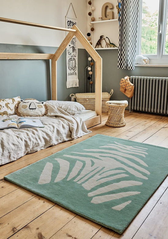 Tapis Zèbre Vert