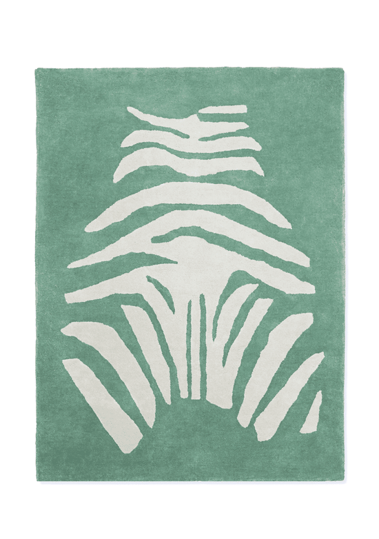 Tapis Zèbre Vert