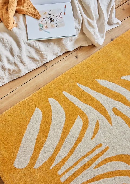 Tapis Zèbre Abricot
