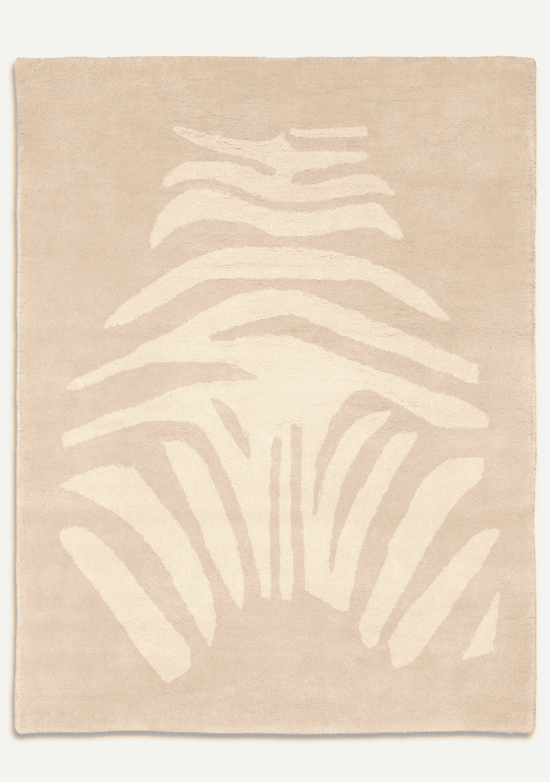 Tapis Zèbre Beige