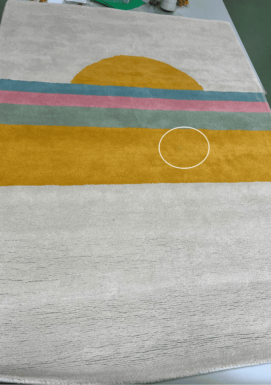 Tapis Imparfait Sunset Orange 3 - taille 120 x 170 cm